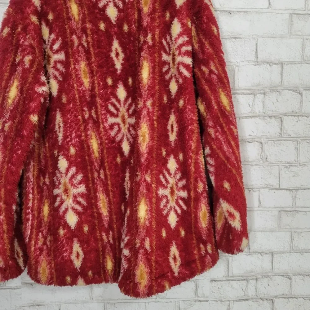 Maurices printed cozy jacket